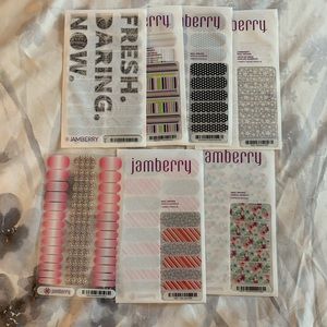 Jamberry Lot - 6 full sheets, 1 full sheet youth